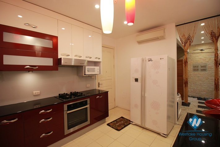 A well-decorated three-bedroom apartment in Ciputra, Tay Ho district